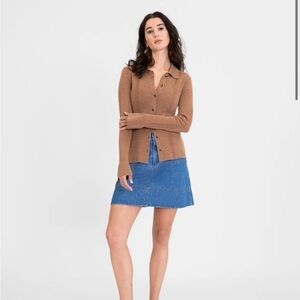 Tanya Taylor Perry 100% Wool Knit Top